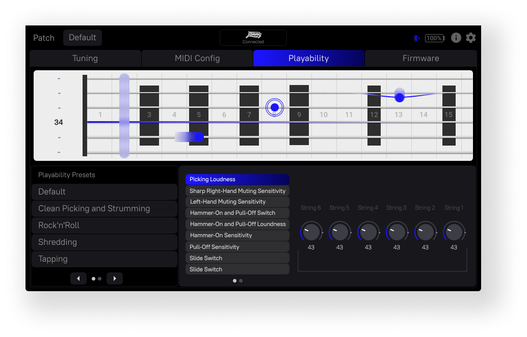 Playability Presets